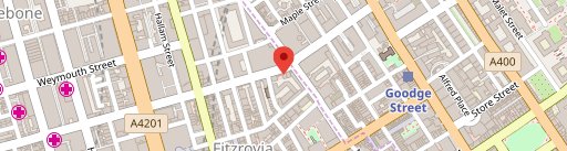 Santa Maria Pizzeria Fitzrovia на карте