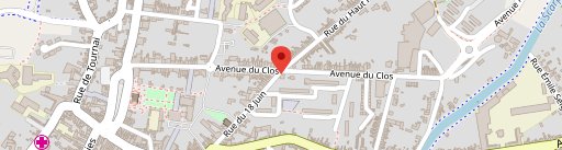 Les Champs Elysées on map