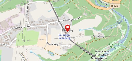 Schaberger Bahnhof auf Karte