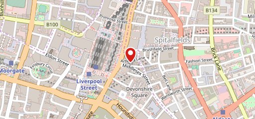 Schnitz Me - Restaurant Liverpool Street on map