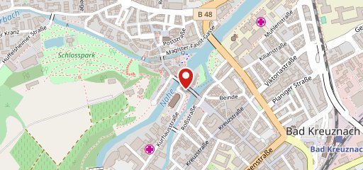 Schwedisches Bistro-Café auf Karte