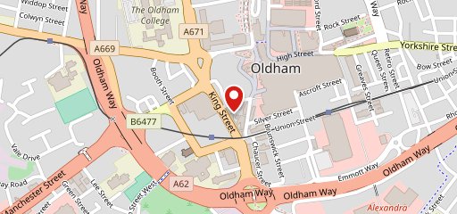 Shimlas Oldham en el mapa
