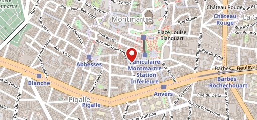 Signature Montmartre sur la carte