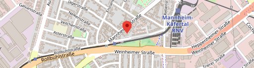 Smiley's Pizza Profis Mannheim en el mapa