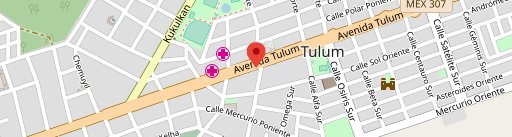 Solé Bar Tulum en el mapa
