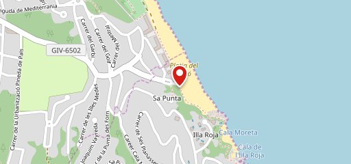 Restaurant Solimar (platja del Racó) on map