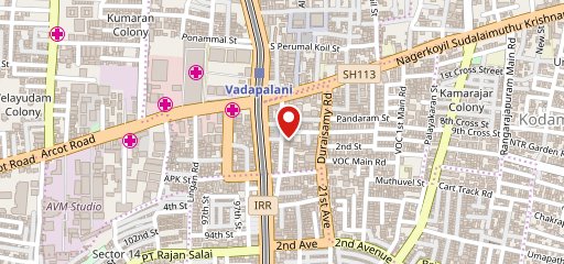 Sri Iyyapa Ganga Vegetarian Restaurant on map