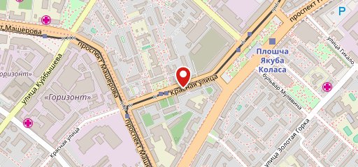 Столовая Белорусского государственного медицинского университета на карте