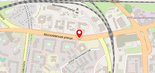 Кафе РУП "Белтаможсервис" Могилеская43 на карте