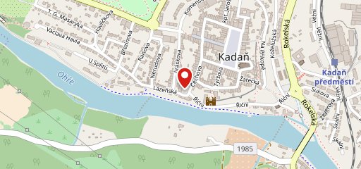 Restaurant Střelnice Kadaň on map