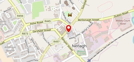 Supermac's & Papa John's Nenagh en el mapa