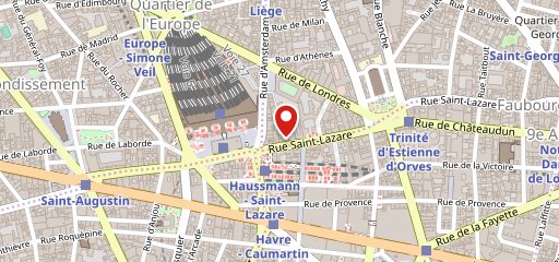 SUSHI ZHANG Paris 9e en el mapa