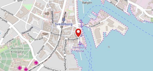 Restaurant Svendborgsund en el mapa