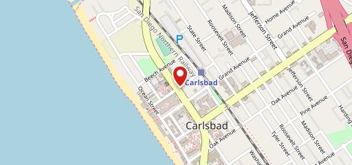 Swami's Cafe Carlsbad en el mapa