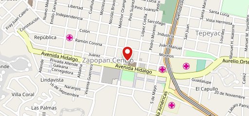 Tacos Gera en el mapa