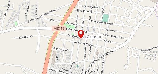 Tacos de Barbacoa San Agustin on map