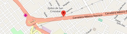 Tacos El Pirul en el mapa