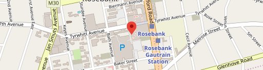 tashas Rosebank on map