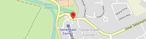 Tattenham Corner Beefeater on map
