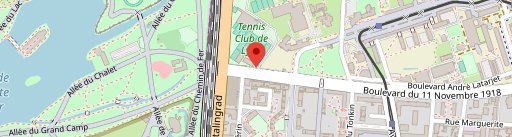 SH Restaurant du Tennis Club de Lyon sur la carte