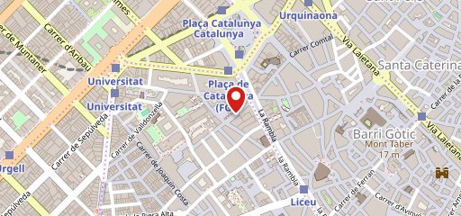 restaurants pas cher a ramblas a Barcelone on map