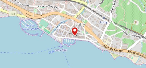 Hotel Rivage Lutry en el mapa