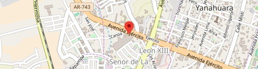 Fridays Arequipa en el mapa