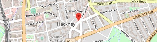 Well Street Kitchen London en el mapa