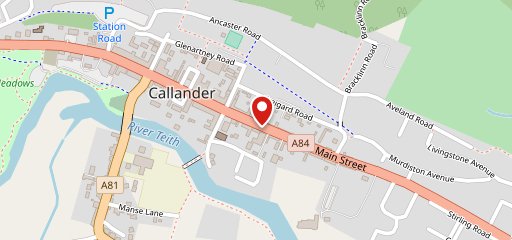 The Back Bar, Callander UK on map