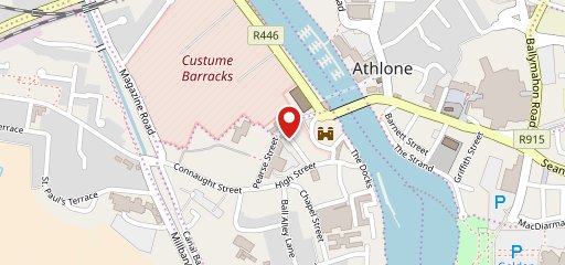 The Bailey Bar & Lounge, Athlone on map