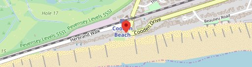 The Cooden Beach Hotel on map