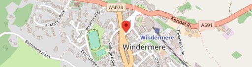 The Crafty Baa Windermere on map