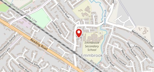 The Emmbrook Inn Authentic Thai Cuisine on map