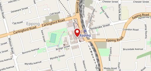 The Epping Club on map