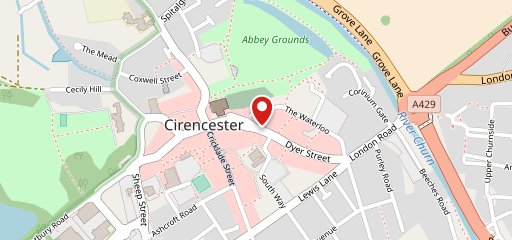 The Fleece at Cirencester на карте