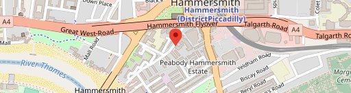 The Gate Hammersmith en el mapa