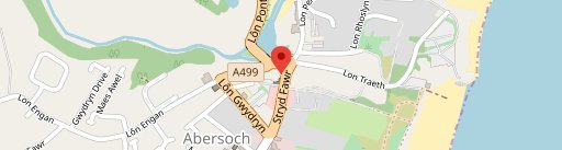 The Hub Abersoch on map