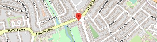 The Osidge Arms on map