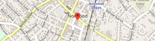 Norwood Town Square Diner на карте