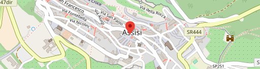 Trattoria Pallotta Assisi sulla mappa