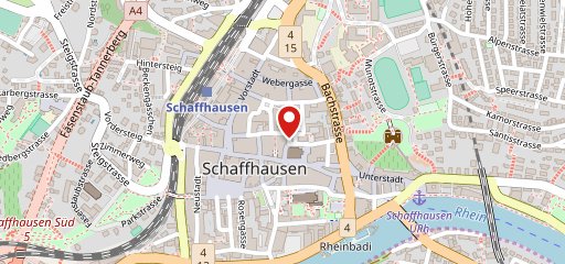 Restaurant Ufenau, Schaffhausen en el mapa