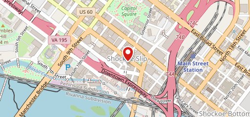 the urban Farmhouse market & café (Shockoe Slip) en el mapa