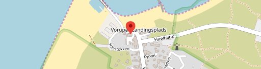 Vesterhavscaféen ved Nørre Vorupør Landingsplads en el mapa