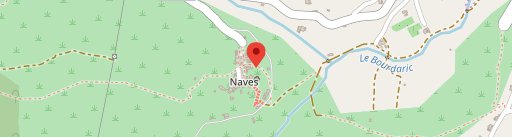 Village de Naves sur la carte