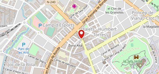VUCÄTICA Lleida on map