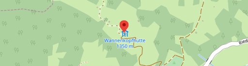 Wannenkopfhutte on map