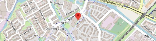 Nederlands Restaurant Het Wapen van Diemen en el mapa