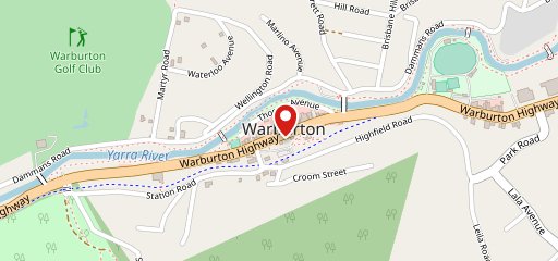 Warburton Village Pizza Cafe on map