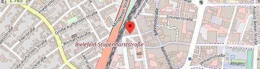 Wilde Kuh Burgerbar - Bielefeld на карте