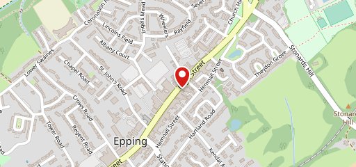 Wildwood Restaurants Epping on map